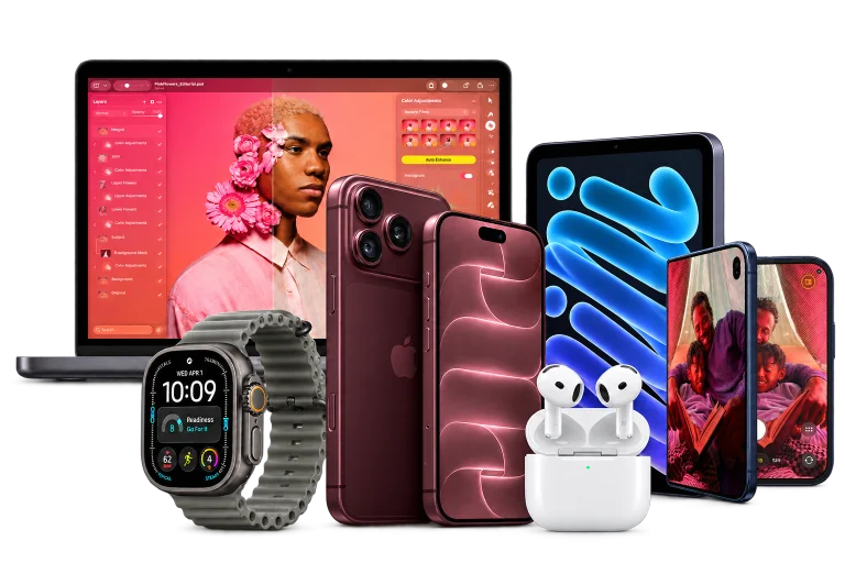 Smartphones, notebook, tablet, smartwatch e fones de ouvido